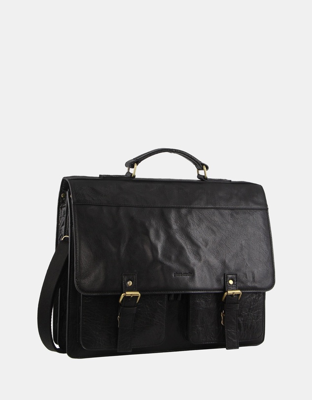 Pierre Cardin - Pierre Cardin Men's Leather Business/Computer Bag