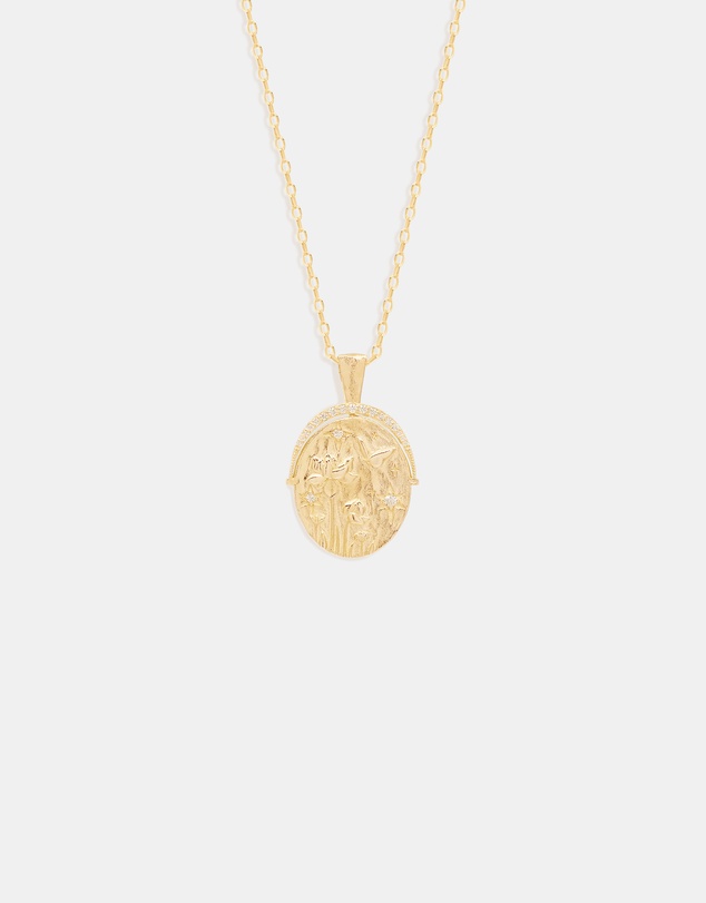 By Charlotte - Gold Everything You Are Is Enough Small Necklace