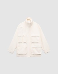M.N.G - Oversized Denim Parka With Pockets