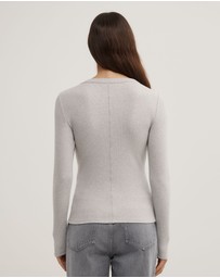 Witchery - Crew Rib Long Sleeve Top