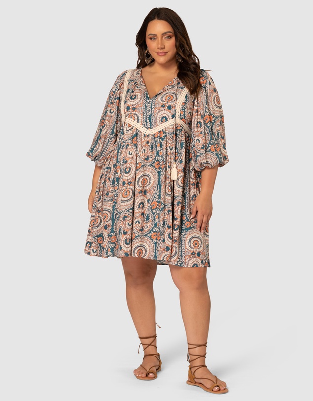 The Poetic Gypsy - Sea Breeze Mini Dress