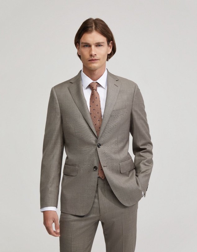 Oxford - Byron Luxury Half Canvas Wool Suit Jacket