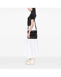 Pre-Loved by Azura Reborn - Pre-Loved Nappa Intrecciato Trimmed Canvas Messenger Bag