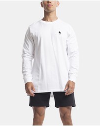 Vacancy Co - Palm Embroidery Long Sleeve Tee