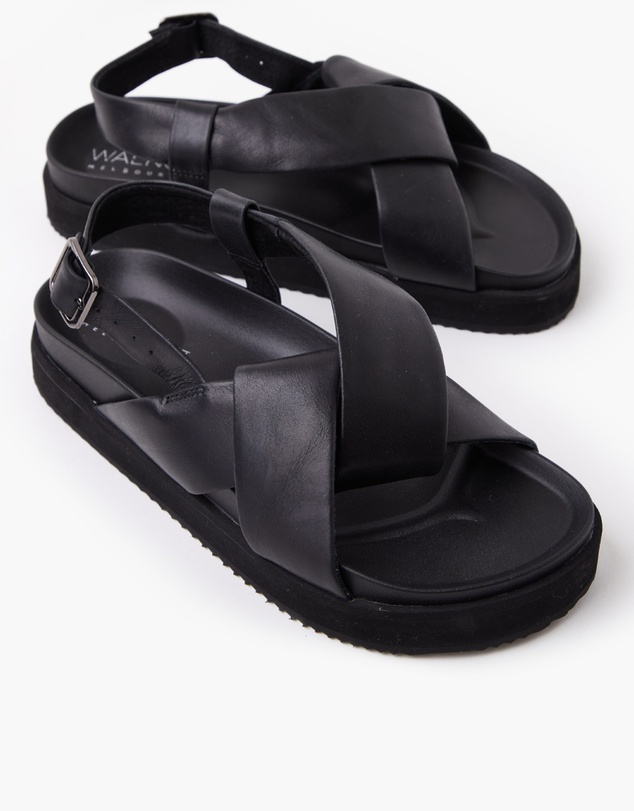 Walnut Melbourne - Mya Leather Slide