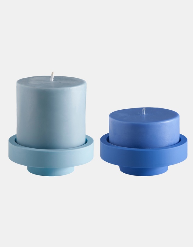 porter green - flipp lrg silicone unbreakable candle holder set