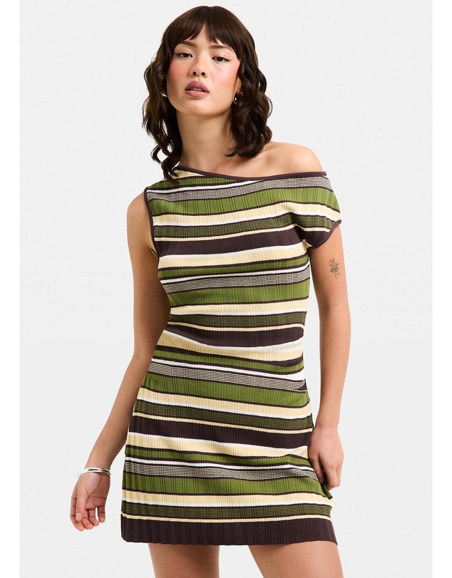 Subtitled - Alba Off Shoulder Mini Dress