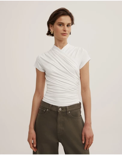 Witchery - Wrap Cap Sleeve T-shirt