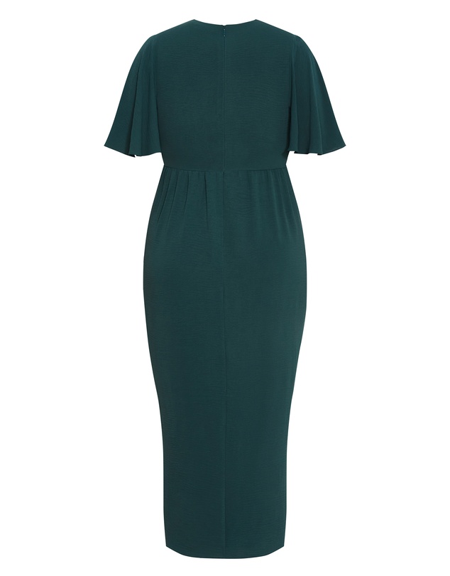 City Chic - Braelynn Drape Maxi Dress