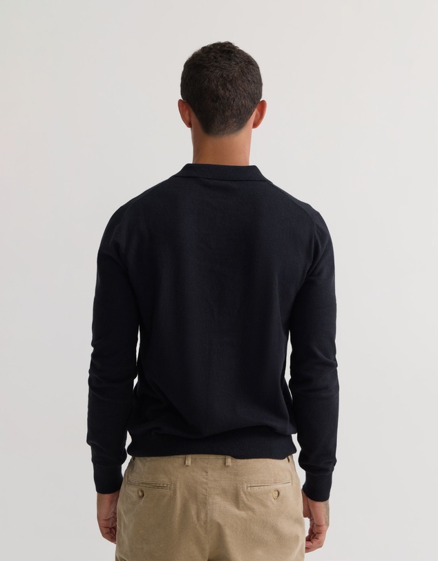 Oxford - Dominic Open Polo Collar Knit