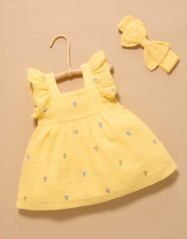 Purebaby - Butterfly Dress -Kids-Babies