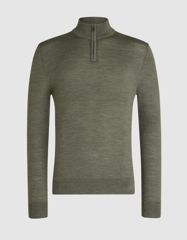 Tarocash - Asher Merino Wool Zip Knit
