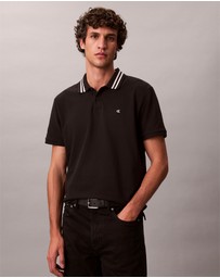 Calvin Klein Jeans - Casual Pique Classic Tipped Polo Shirt