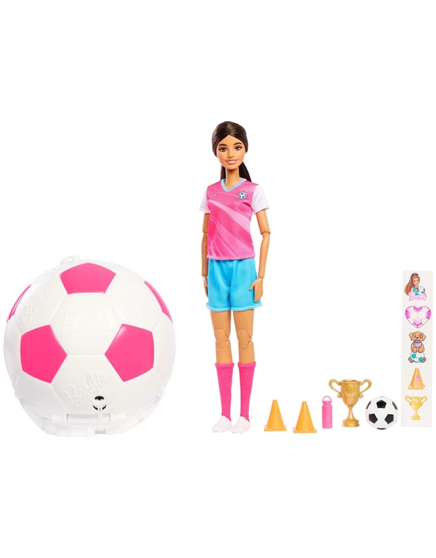 Barbie - New! Career Burst Ball - Soccer