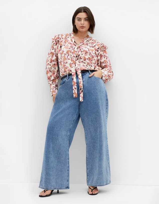 City Chic - Selena Print Shirt