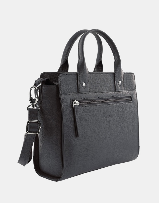 Pierre Cardin - Pierre Cardin Ladies Leather Mini Tote Crossbody Bag