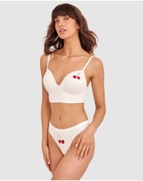 Bras N Things - Darling Push Up Wirefree - Ivory