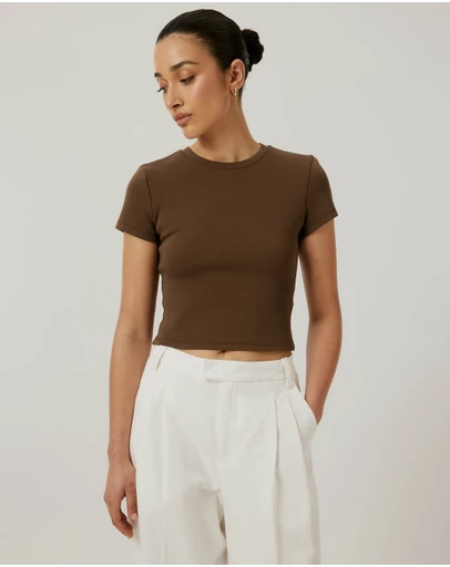 Calli - Double Face Jersey Tee