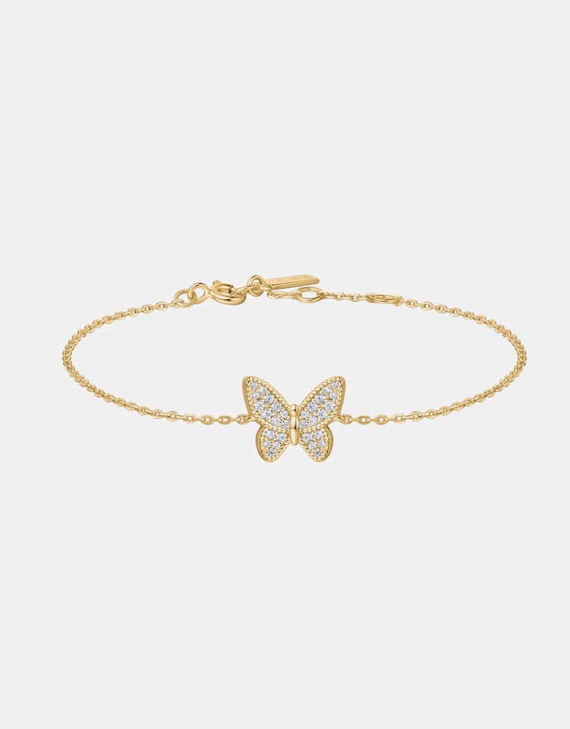 Ania Haie - Gold Butterfly Pave Bracelet