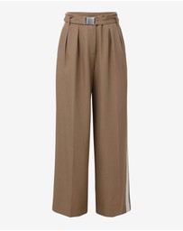 Forcast - Rowan Belted Contrast Pants