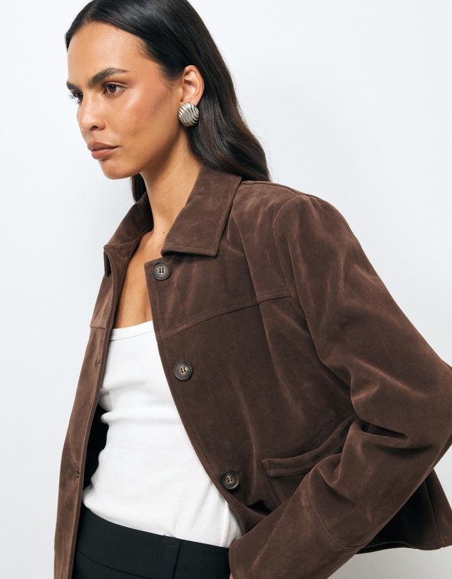 AERE - Anders Suede Look Jacket