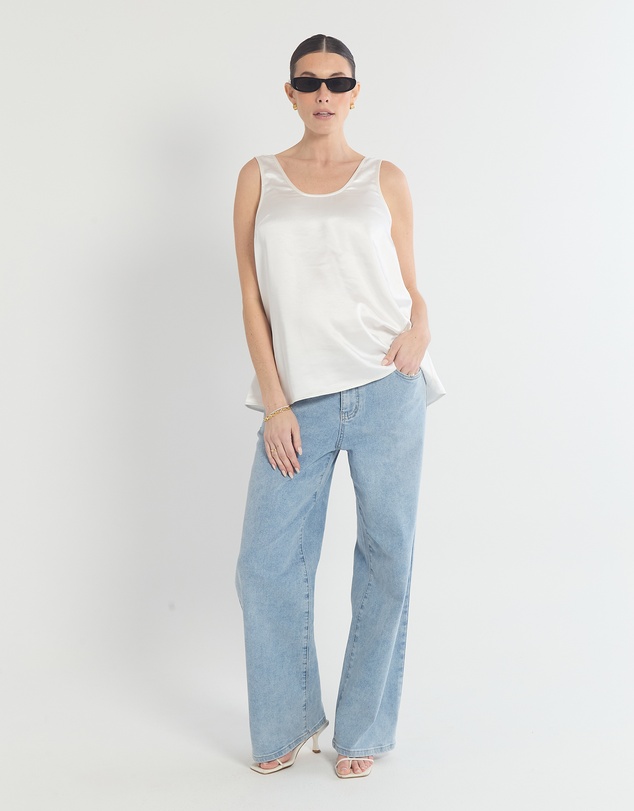 Soon Maternity - Relaxed Wide Leg Jeans