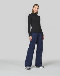 DRICOPER DENIM - Wave High Neck Top