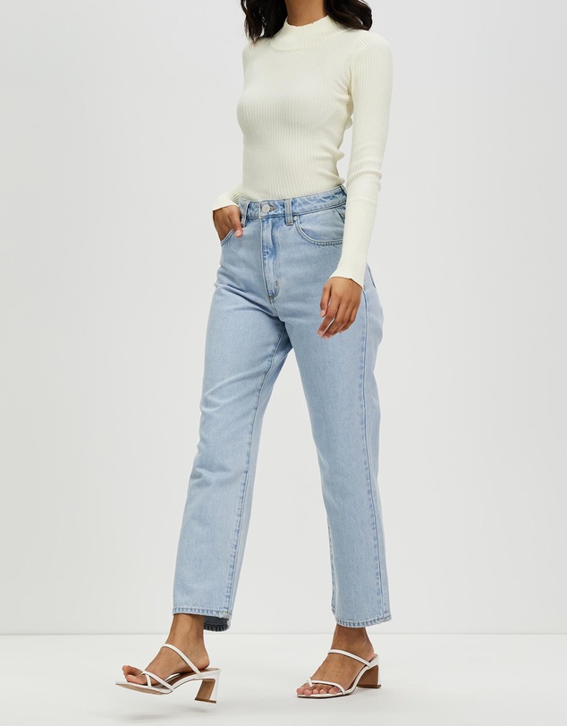 White By FTL - Pansy Rib Top