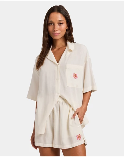 Roxy - Womens Hibiscus SS Shirt