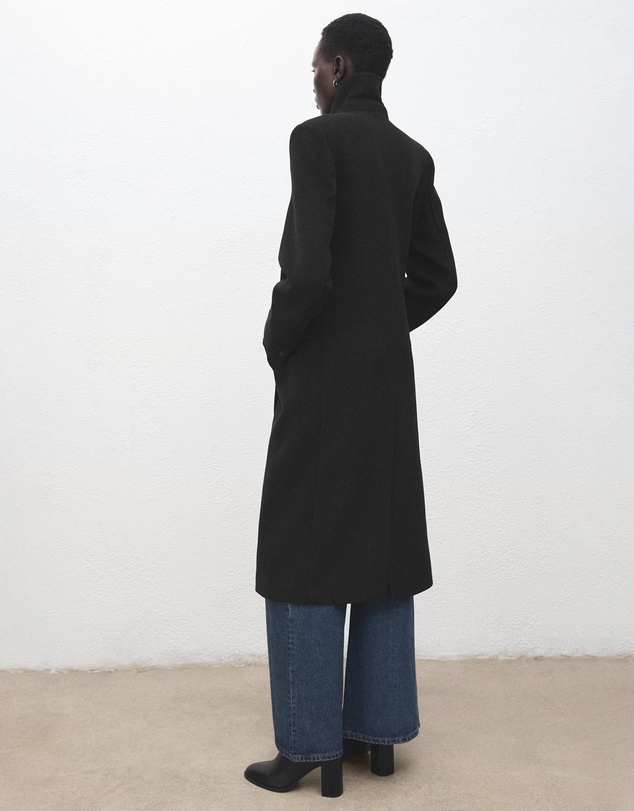 M.N.G - Double-Breasted Wool Coat