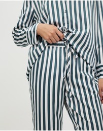 Gingerlilly - Imelda Stripe Satin Set