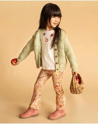 Fox & Finch - Orchard Bloom Pointelle Cardigan - Kids