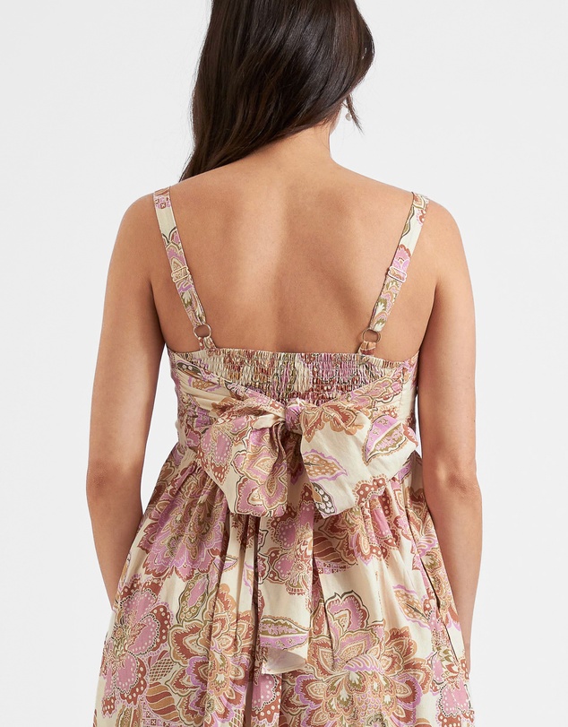 Ripe Maternity - Hope Tie Back Linen Dress