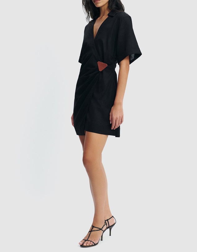 Aje Studio - Corine Wrap Mini Dress - ICONIC EXCLUSIVE
