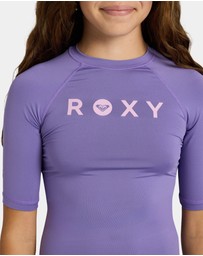 Roxy - Girls 8 to 16 Essential Short Sleeve Rashguard