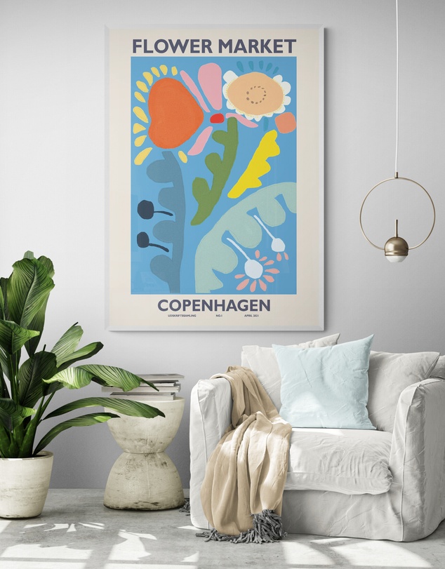 Inka Arthouse - Copenhagen Flower Art Print