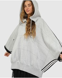 Belle & Bloom - Living by the Ocean Oversized Striped Hoodie