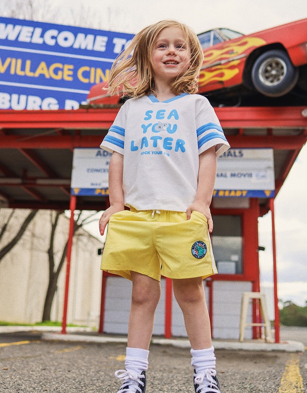 Rock Your Kid - Donnie Tee in Coastal Blue