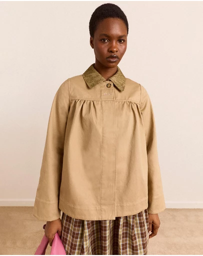 Damson Madder - Mini Mercedes Reversible Coat