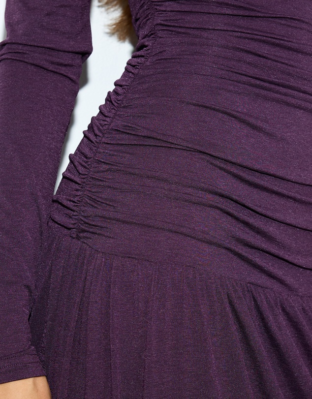 Dazie - She's All That LS Jersey Maxi Dress