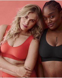 Naturana - Back & Side Smoothing Wirefree Crop Top Bra