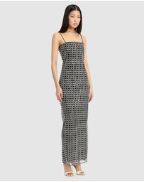 ROTATE - Beaded Maxi Slip Dress