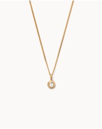 Kirstin Ash - Birthstone Necklace April White Topaz