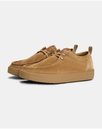 Tommy Hilfiger - Modern Light Suede Moc Toe Shoes - Men's