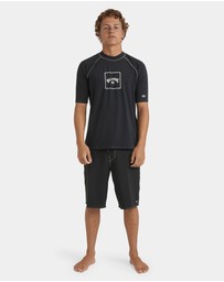 Billabong - Mens Boxed Arch Short Sleeve Rash Vest