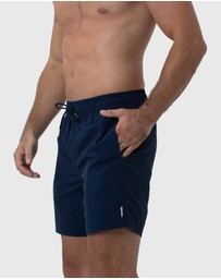 Coast Clothing - Navy Swim Shorts