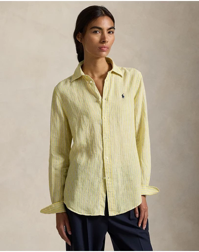 Polo Ralph Lauren - Classic Fit Striped Linen Shirt