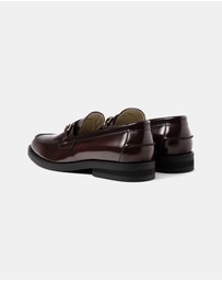 Duke + Dexter - Wilde Buffed Red Plus Bit Loafer - Men's