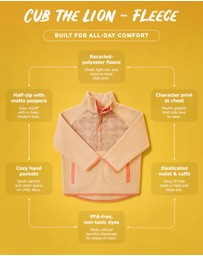 Roarsome - Cub the Lion - Fleece