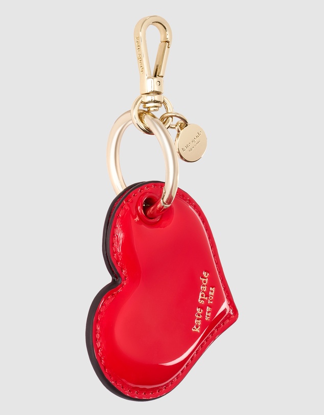 Kate Spade - Kate Spade Heart Charm Keychain for AirTag